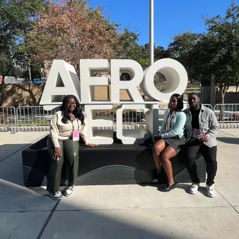 Students attending AfroTech 2023